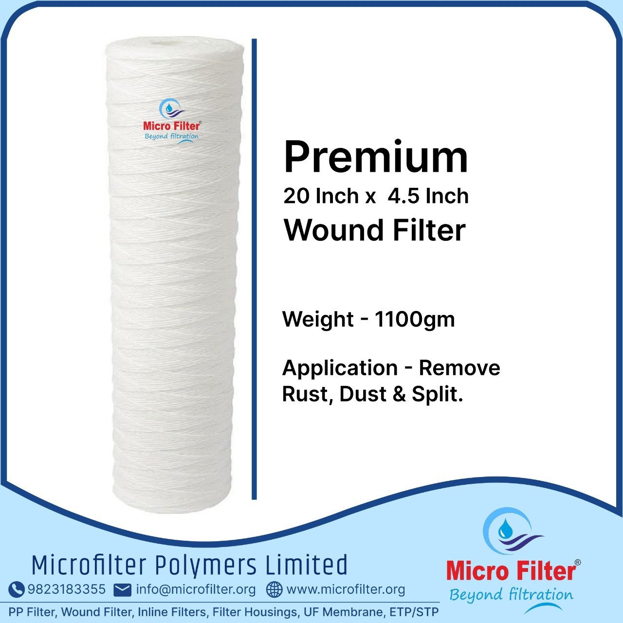 Industrial Wound Filter