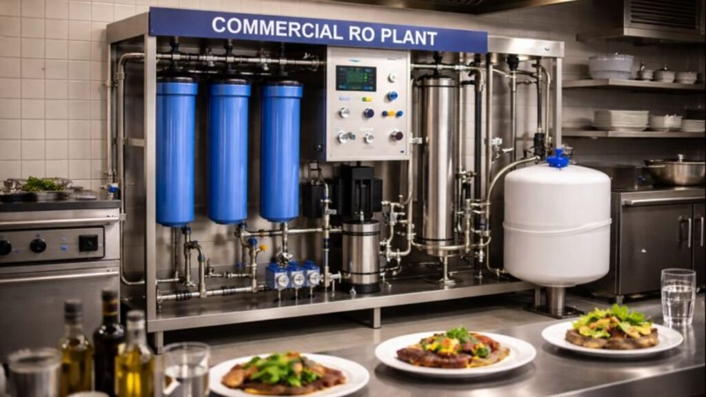 Commercial RO Plant for restaurants