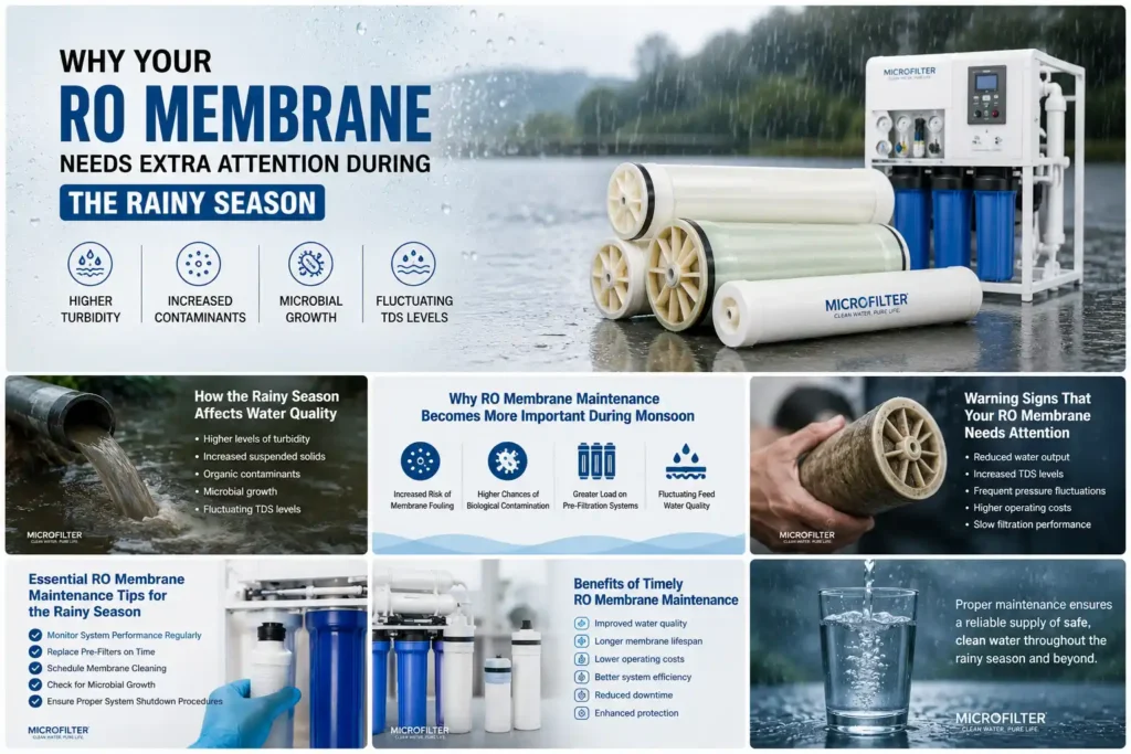 Why Your RO Membrane Needs Extra Attention During the Rainy Season | RO Membrane Maintenance