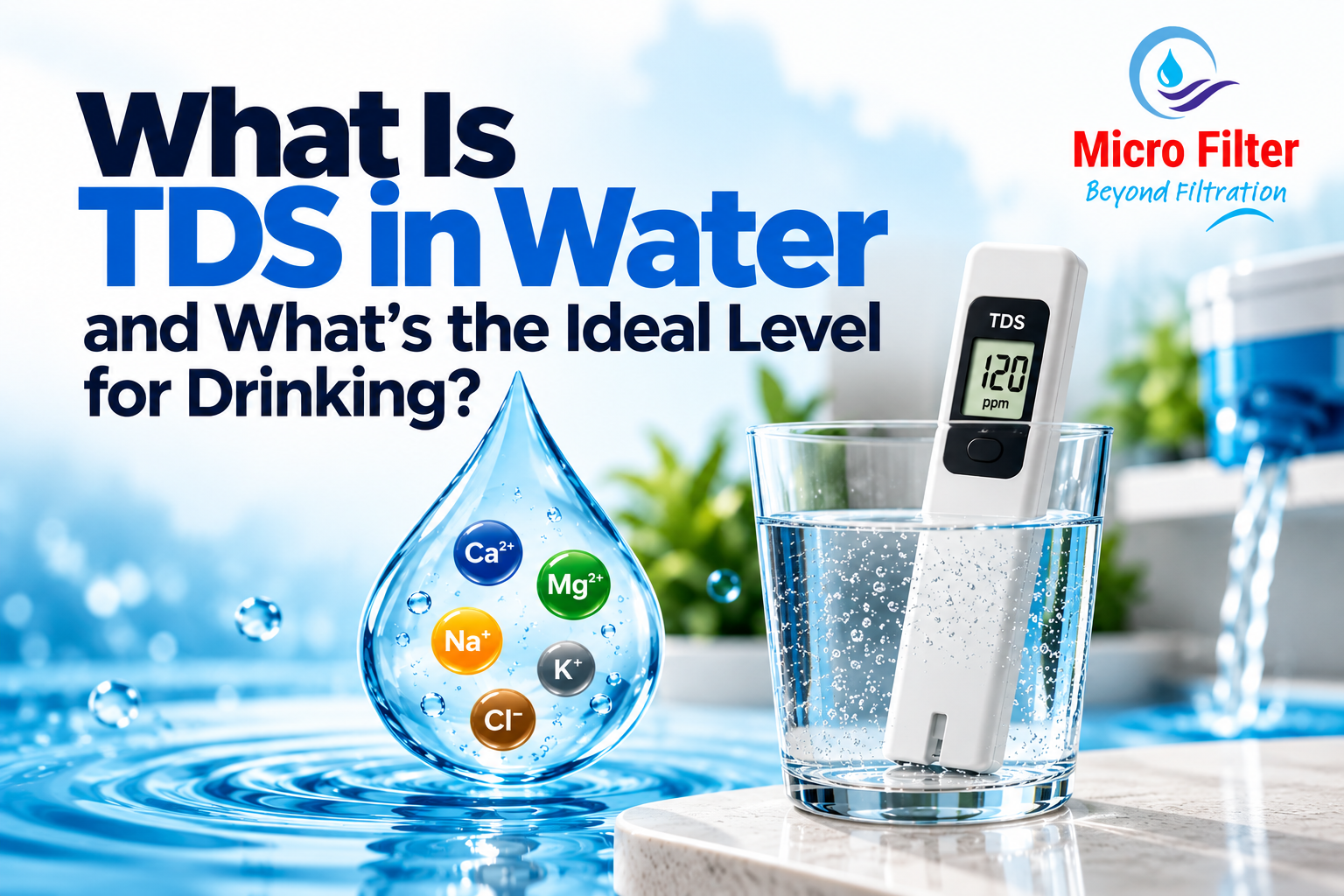 What Is TDS in Water and What’s the Ideal Level for Drinking?